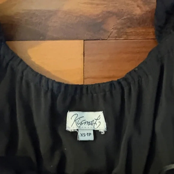 Kismet Black Ruffled Maxi Dress - Picture 4 of 9